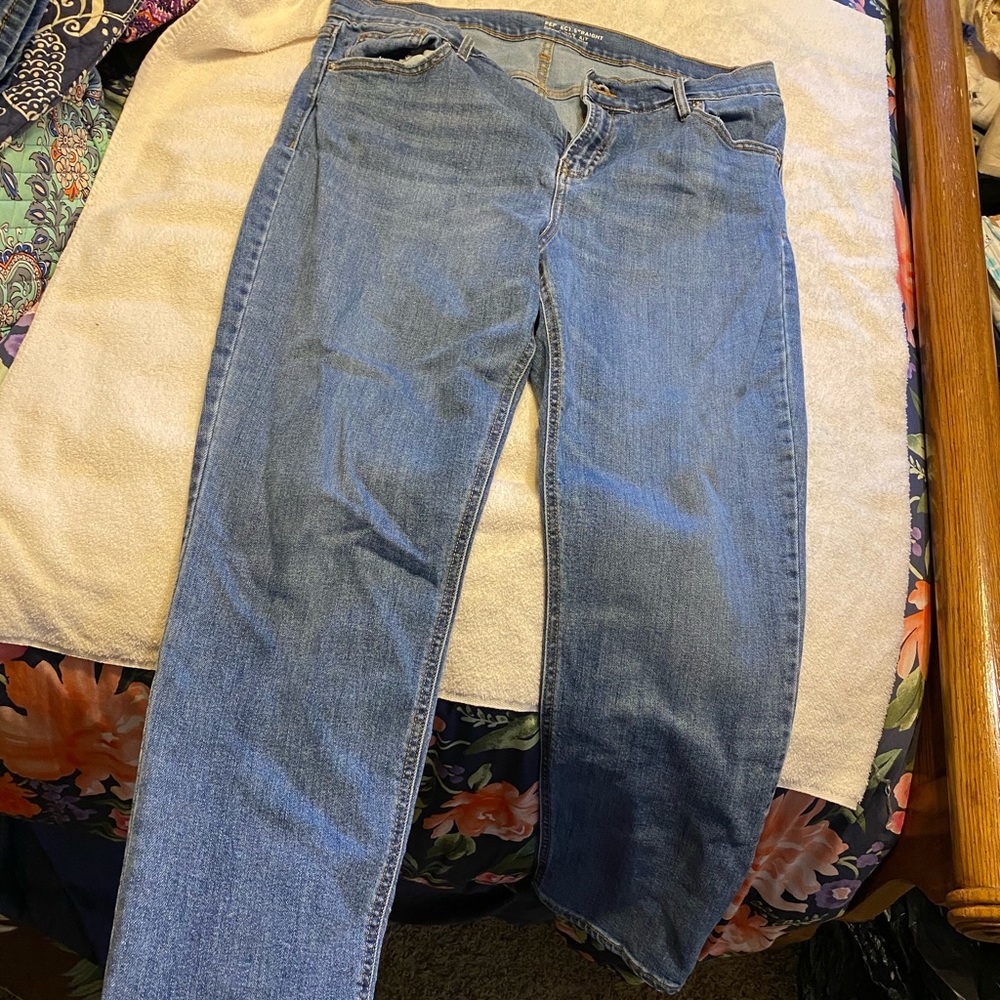 Old navy straight jeans